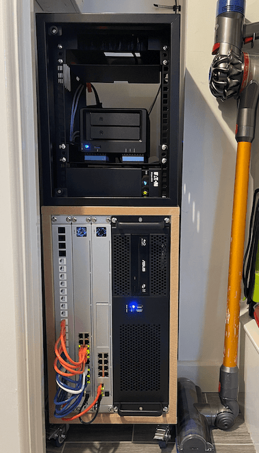 Rack complete front