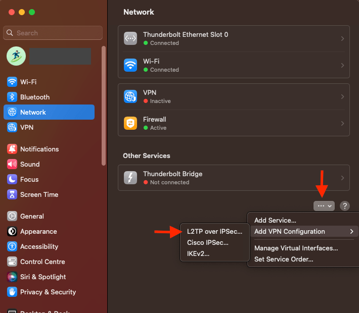 Mac VPN Configuration